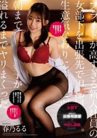 プライドが高すぎる新入社員の女部下を出張先で相部屋教育。生意気なわりに押しに弱くて朝まで中出し精子が溢れるまでヤリまくった。春乃るる